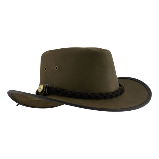 Leather Country Hat Green ACC2