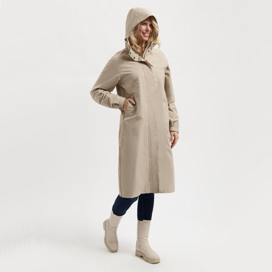 Lori - Long raincoat - Lady - Taupe MV