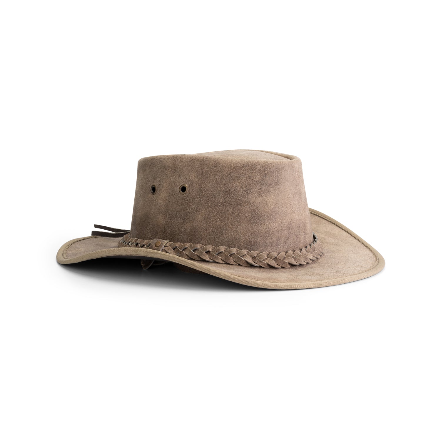 Brooke - Leather hat - Grey ACC1