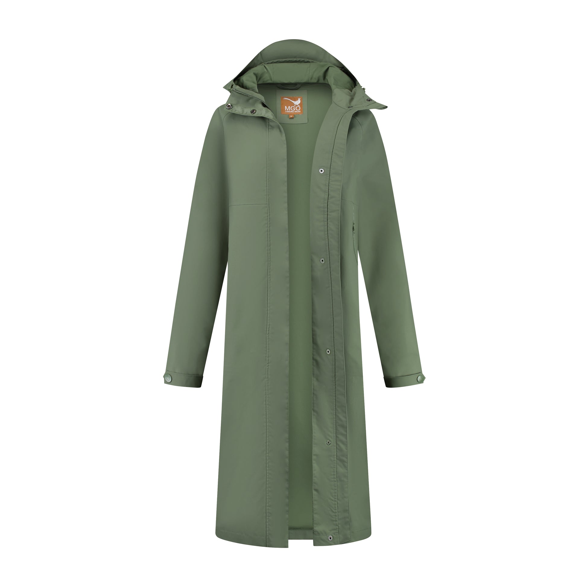 Lori - Long raincoat - Lady - Green CVO