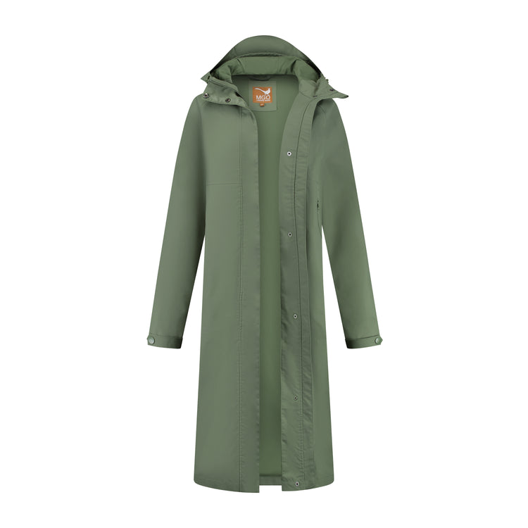 Lori - Long raincoat - Lady - Green CVO